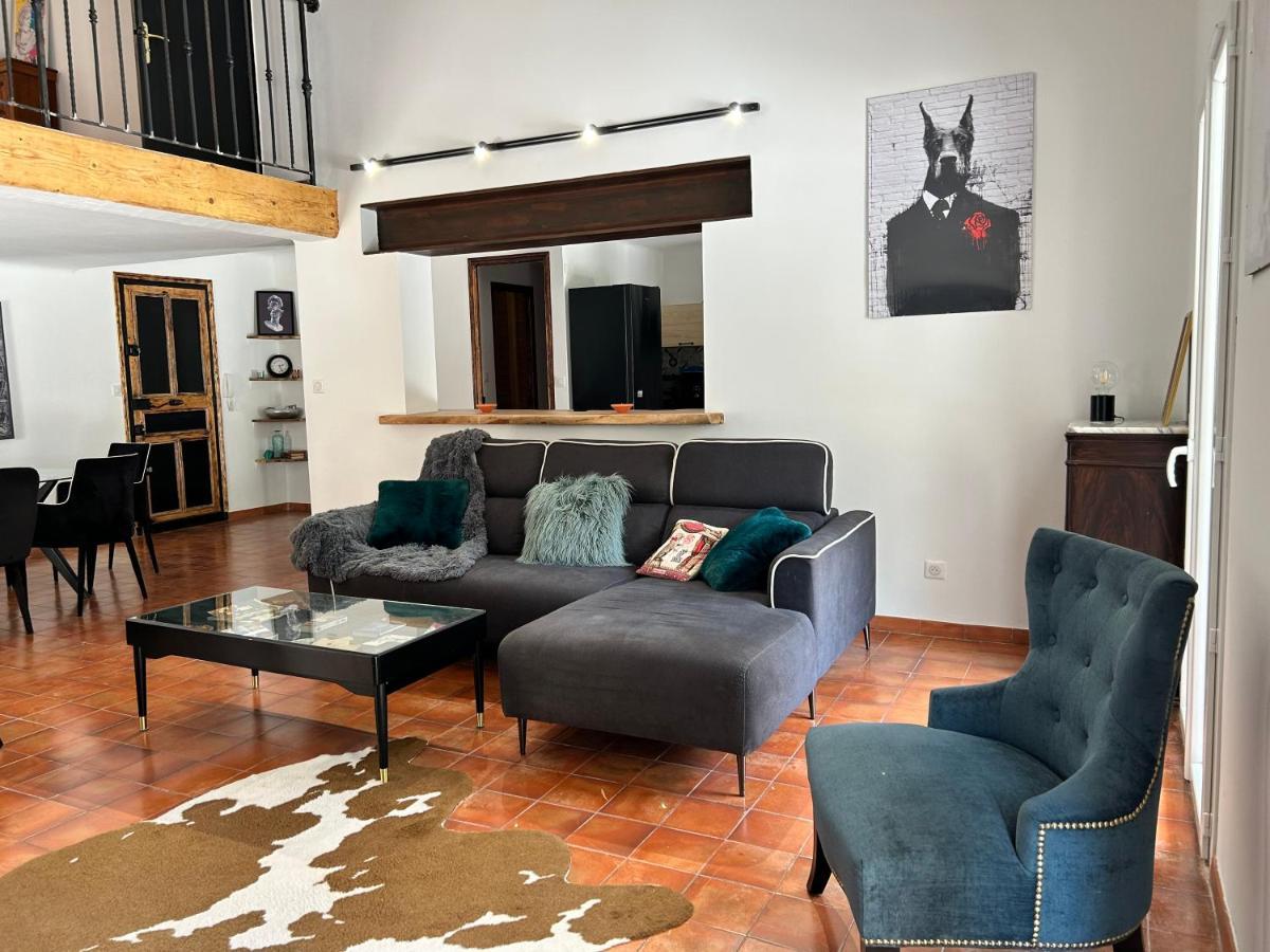 Villa De Charme En Campagne Avec Piscine Privee Et Nature Luxuriante Le Beausset Extérieur photo